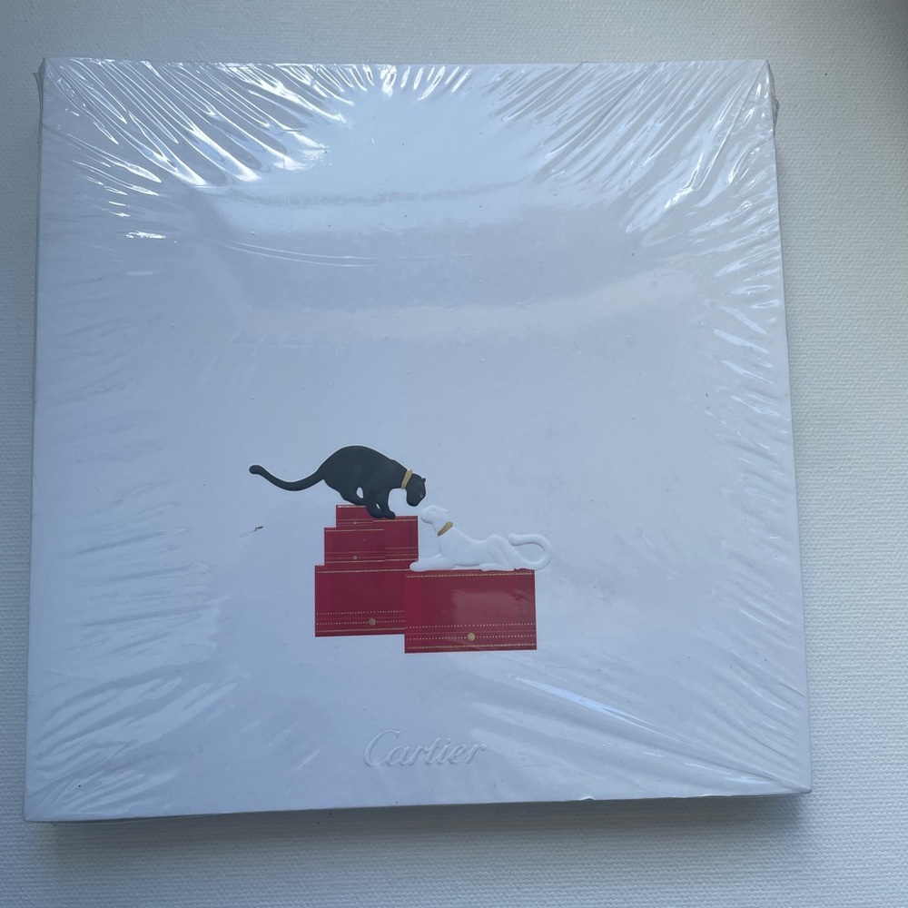 Cartier Embossed Stationary Card with Panthers
